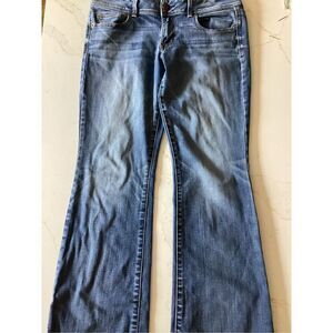 American Eagle Super Stretch Kick Boot Jeans Sz 12 Women’s